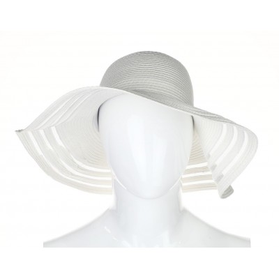 Nordstrom Rack White Wide Trim Hat One Size   eb-67540132